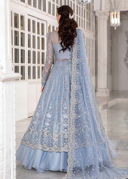 ICE BLUE BRIDAL FROCK